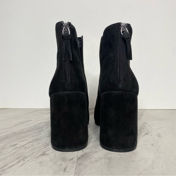 New! Steve Madden Thrived Black Suede Bootie 10M - Picture 3 of 12